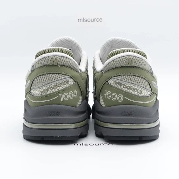 NEW New Balance 1000 Sneakers Men's M1000MEO Dark Olivine/Sea Salt - Picture 4 of 16